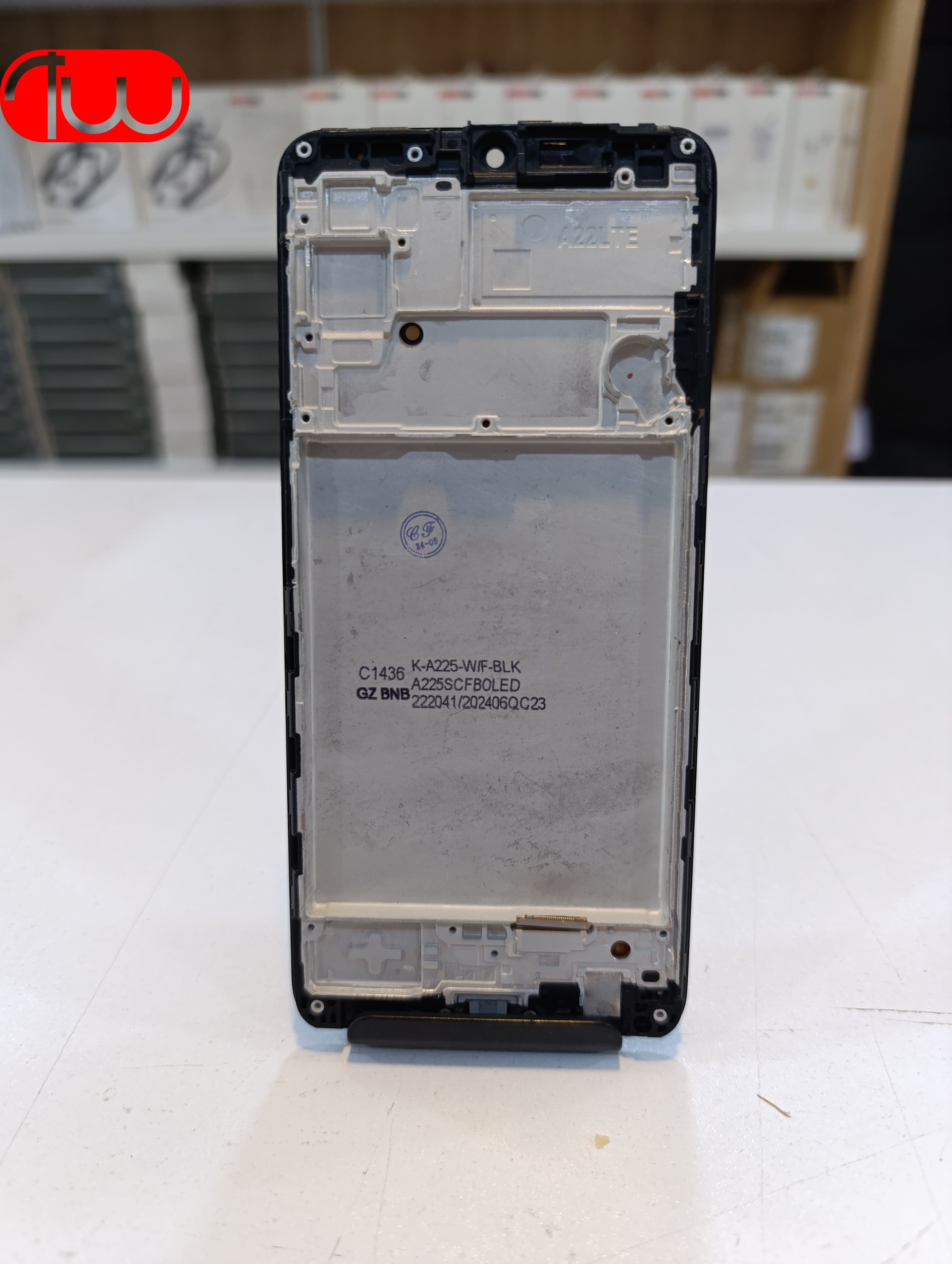 ال سی دی سامسونگ A225 A22 4G (با فرم) مشکی اولد
