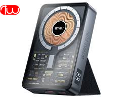 پاور بانک وایرلس 10000 مگ سیف XIA Transparent MagSafe توان 22.5 وات