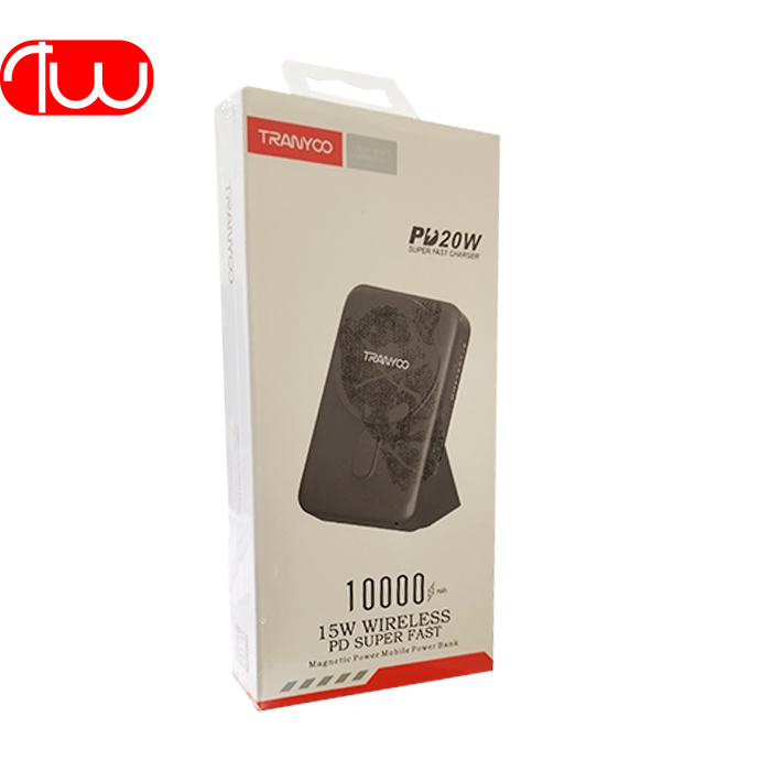 پاور بانک ترانیو وایرلس شارژ مدل TRANYOO T-F24 Power Bank 10000 MAH