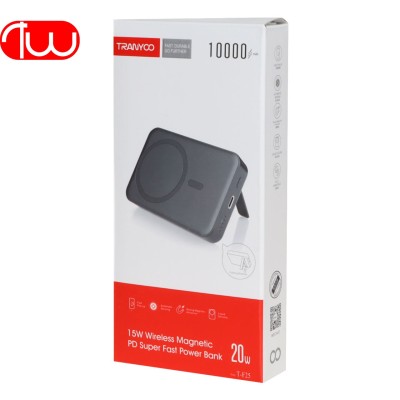 پاور بانک ترانیو وایرلس شارژ مدل TRANYOO T-F24 Power Bank 10000 MAH