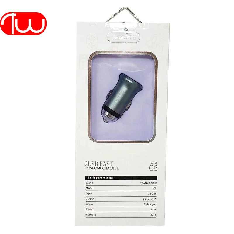 آداپتور شارژر فندکی ترانیو TRANYOO T-C8