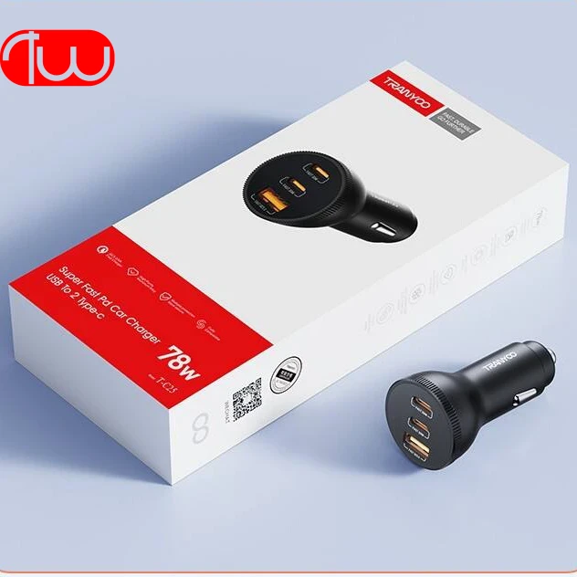 آداپتور شارژر فندکی ترانیو TRANYOO T-C25