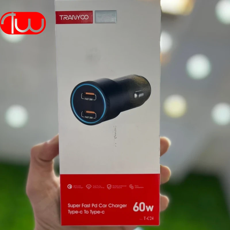 آداپتور شارژر فندکی ترانیو TRANYOO T-C24