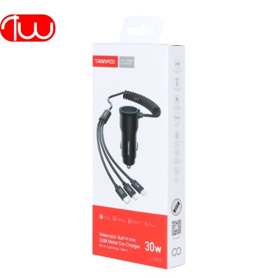 آداپتور شارژر فندکی ترانیو TRANYOO T-C23
