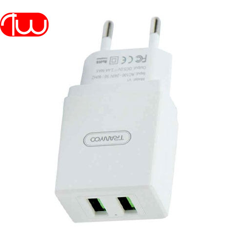 آداپتور شارژر ترانیو TRANYOO T-V1 Usb Head Charger