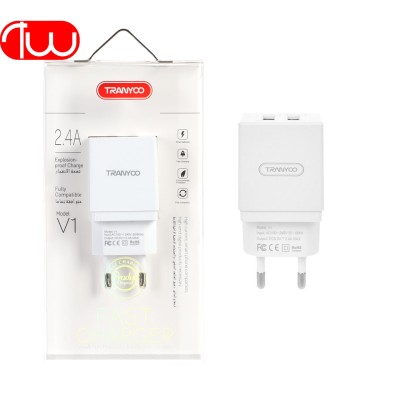 آداپتور شارژر ترانیو TRANYOO T-V1 Usb Head Charger