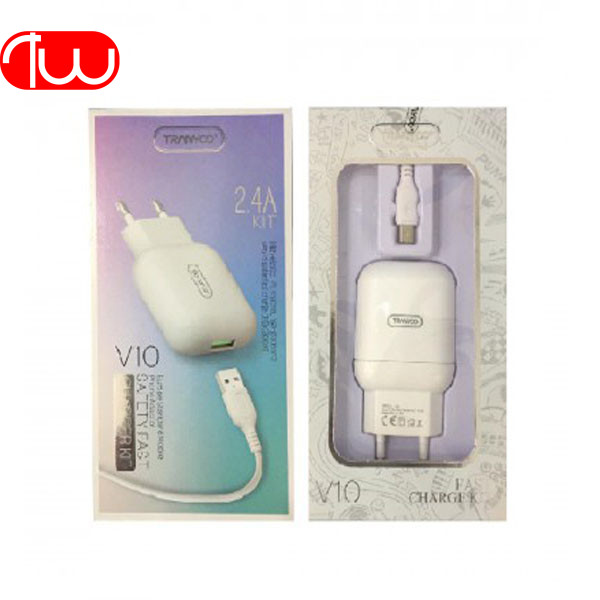 آداپتور شارژر ترانیو TRANYOO T-V10 IPhone 2 In 1