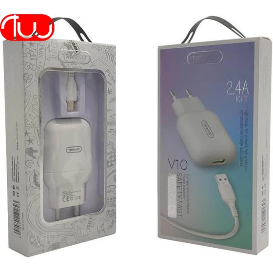 آداپتور شارژر ترانیو TRANYOO T-V10 IPhone 2 In 1
