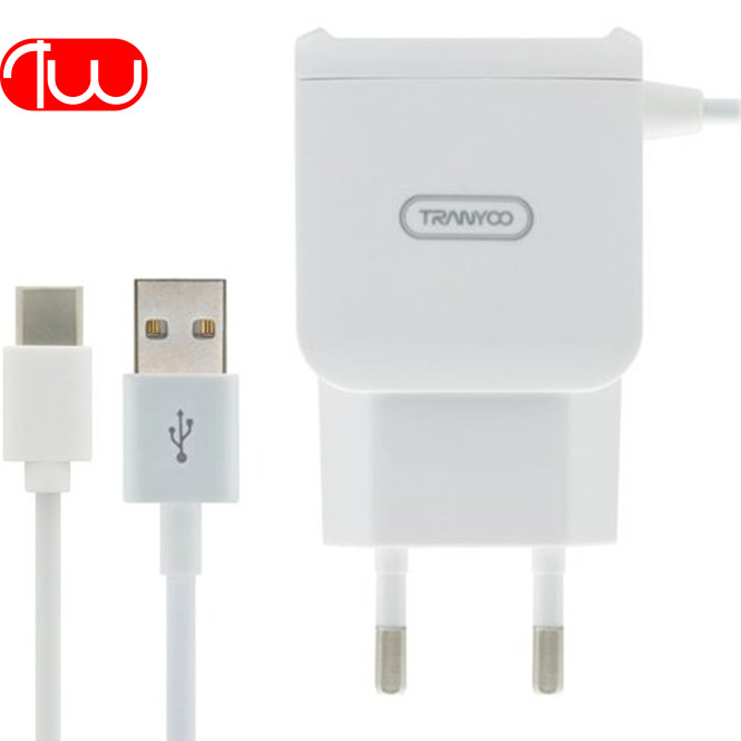 آداپتور شارژر ترانیو TRANYOO T-V20 TYPE C 2 In 1