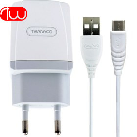 آداپتور شارژر ترانیو TRANYOO T-V40 IPhone 2 In 1