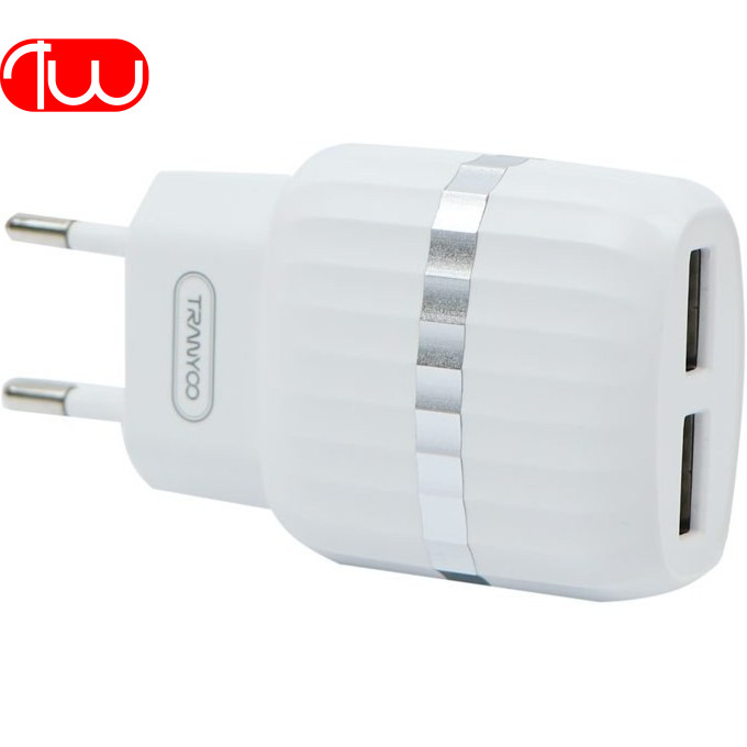 آداپتور شارژر ترانیو TRANYOO T-V50 IPhone 2 In 1