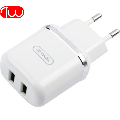 آداپتور شارژر ترانیو TRANYOO T-V60 IPhone 2 In 1