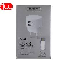 آداپتور شارژر ترانیو TRANYOO T-Micro IPhone 2 In 1