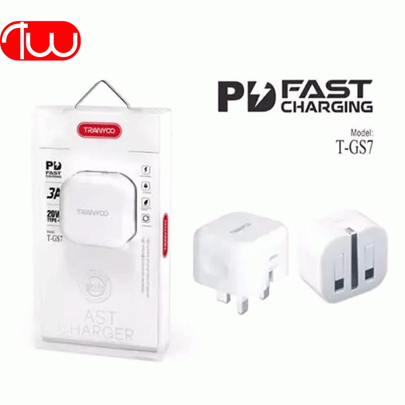 آداپتور شارژر 20 وات ترانیو TRANYOO T-GS7 20W