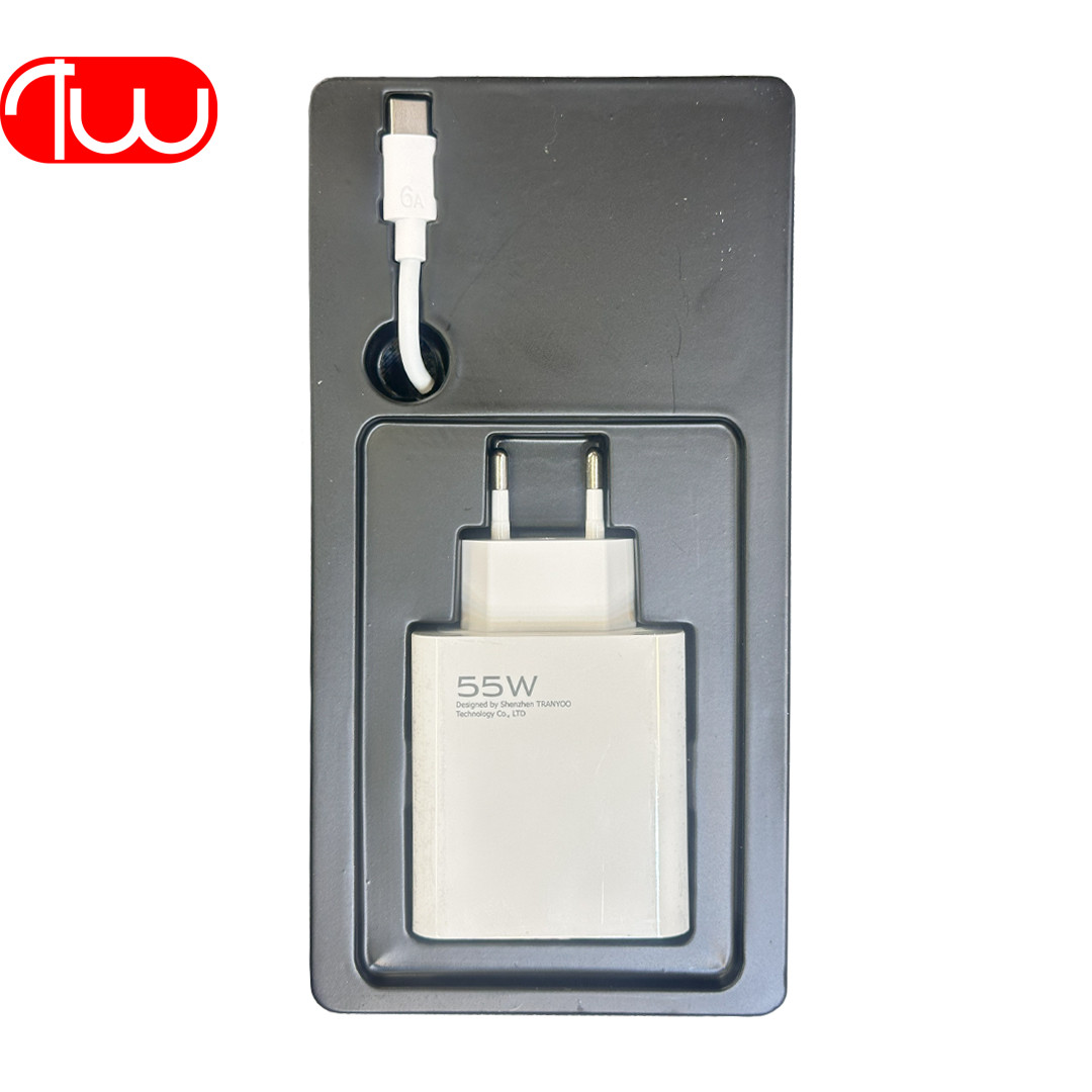 آداپتور شارژر 55 وات ترانیو TRANYOO T-EU3 55W