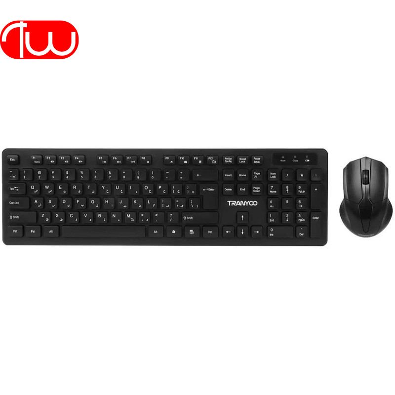 کیبورد و موس وایرلس ترانیو مدل TRANYOO T-KM1021