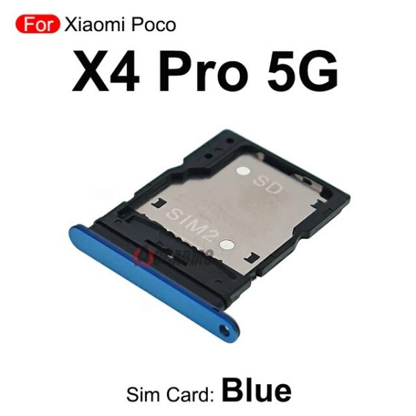 Sim Tray Xiaomi Poco Poco X4 pro 5G Blue