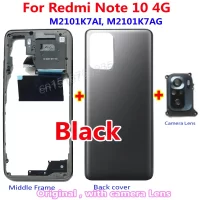 Housing + Frame Back Cover Xiaomi Redmi Note 10 4G Black